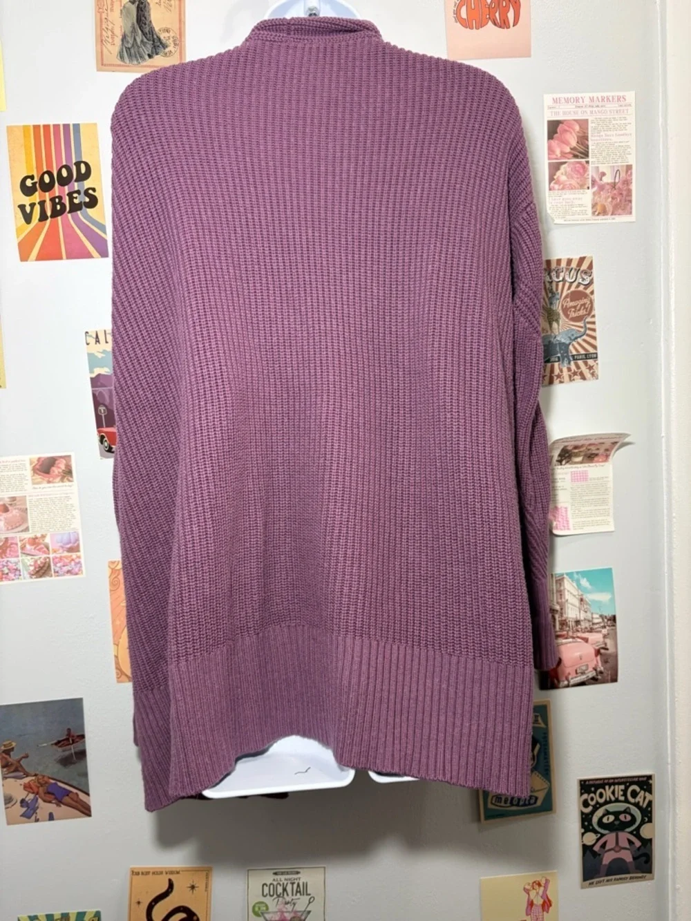lululemon athletica Open-Front Ribbed Cardigan - Mauve